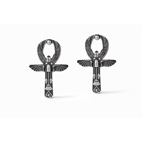 Celestial Ankh Earrings