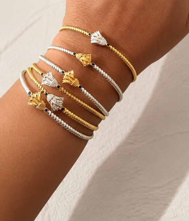 Sacred Lotus Bangle