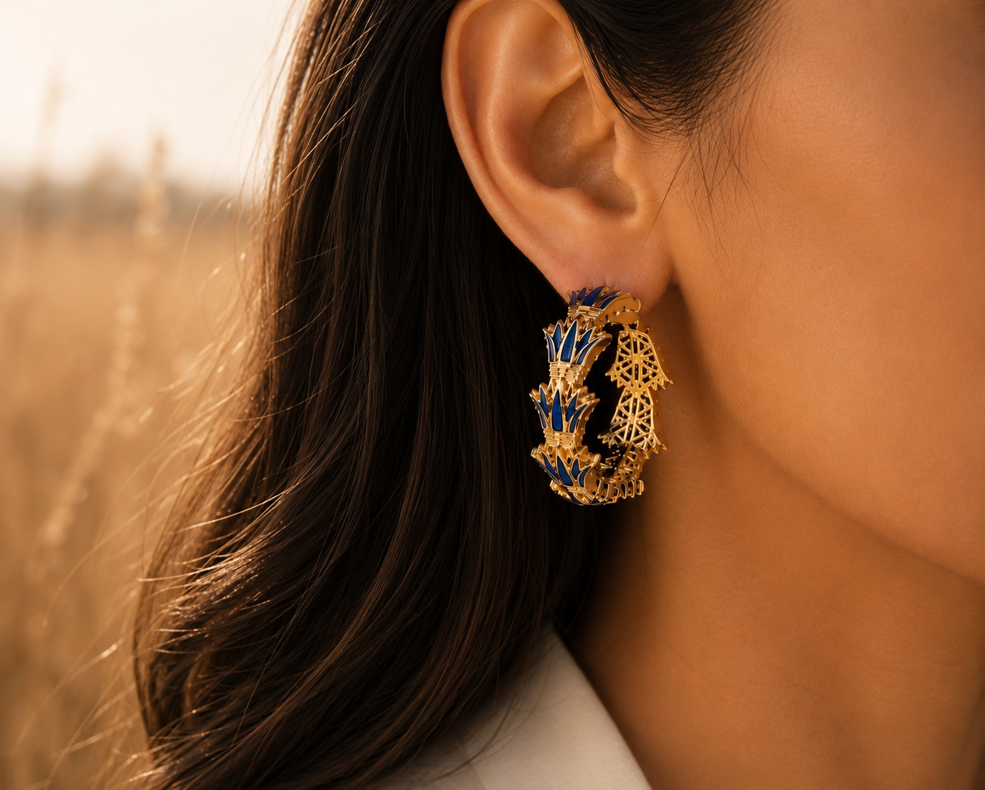 Imperial Lotus Hoops