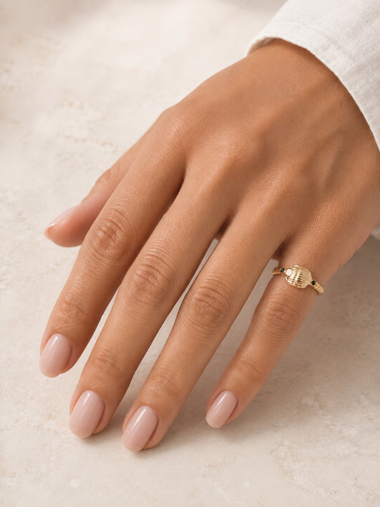 Scarab Pinky Ring